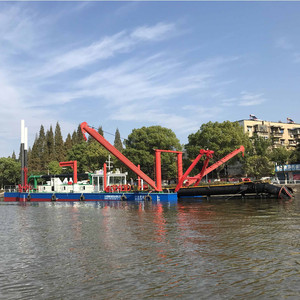 Proyecto de dragado de fabricación de arena para minería de oro con propósito de río interior marino, cortador de barco de trabajo, draga de succión con flotador y tubería - Product Image 6