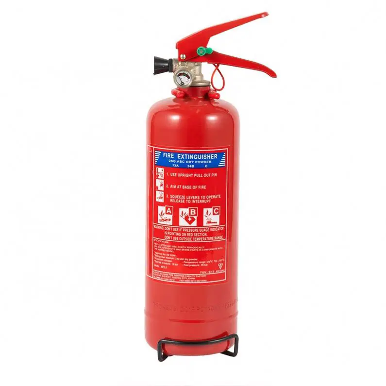 Máquina de extintores de polvo seco, venta al por mayor, el mejor precio, 2Kg, ABC