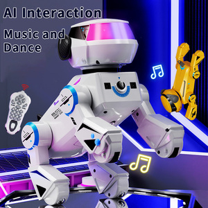 Großhandel Bildungs musik Elektronische Fernbedienung Programmierung Interaktive Smart Ai Simulation Roboter Haustier Hundes pielzeug für Kinder Jungen - Product Image 3