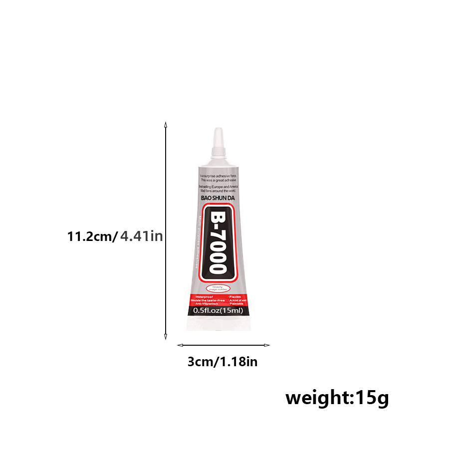 Colle B7000 transparente 15 ml