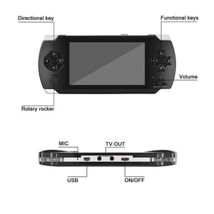 เกมคอนโซลเกมคอนโซลNostalgic 4.3นิ้วHDหน้าจอขนาดใหญ่8G Rocker X7เกมคลาสสิกRetro Mini Handheld MP5วิดีโอเกม - Product Image 2