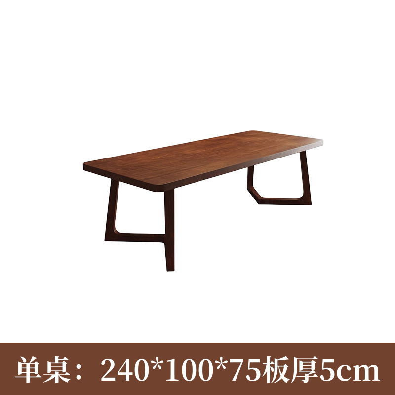Table unique: 240*100*75 épaisseur de la plaque 5cm