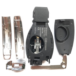 เชลล์ทดแทนกุญแจรีโมทคอนโทรลเหมาะสำหรับ Benz BGA Key Blank E-Class C-Class ใหม่3คีย์อัจฉริยะ Refit Shell