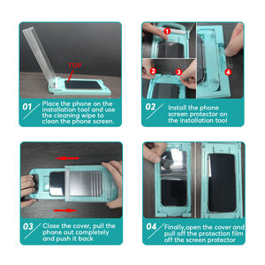 <span class=keywords><strong>2025</strong></span> bảo hiểm đầy đủ 3D nóng uốn Tempered Glass bảo vệ màn hình cho iPhone 17 16 dễ dàng bảo vệ màn hình cài đặt với Kit - Product Image 6