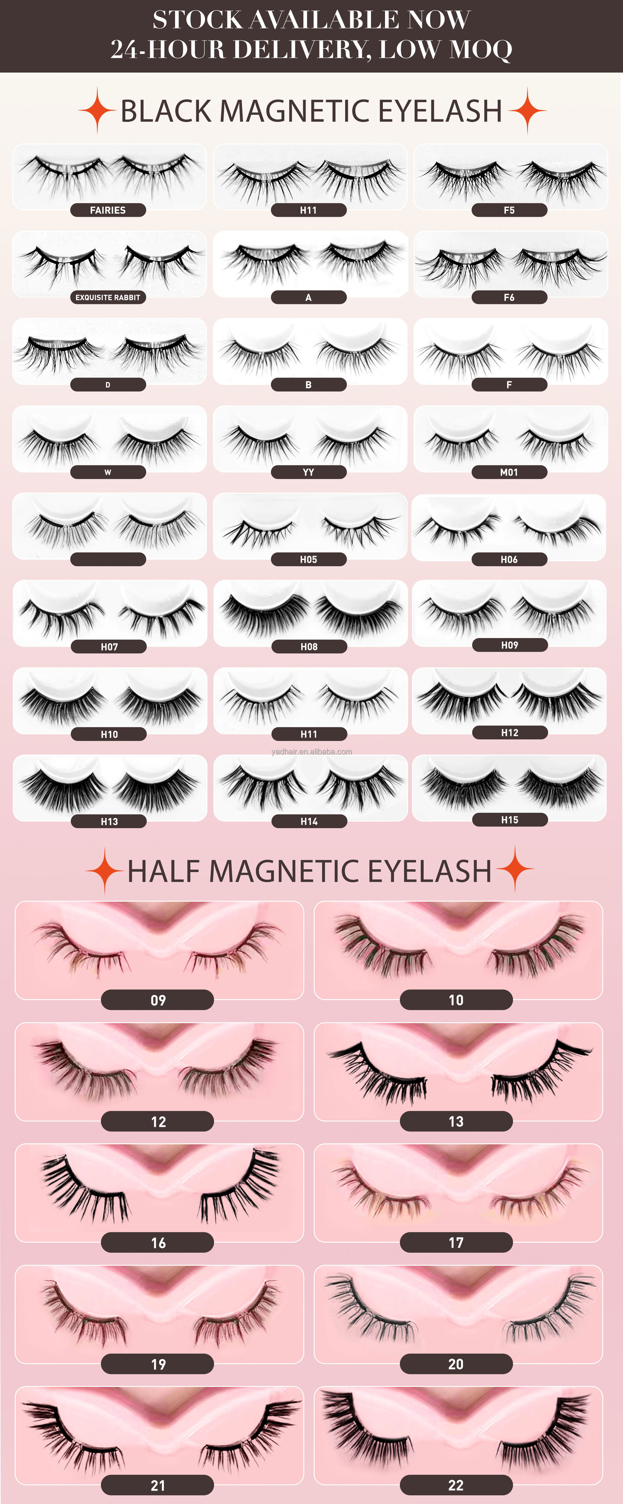Mise à niveau des faux cils magnétiques