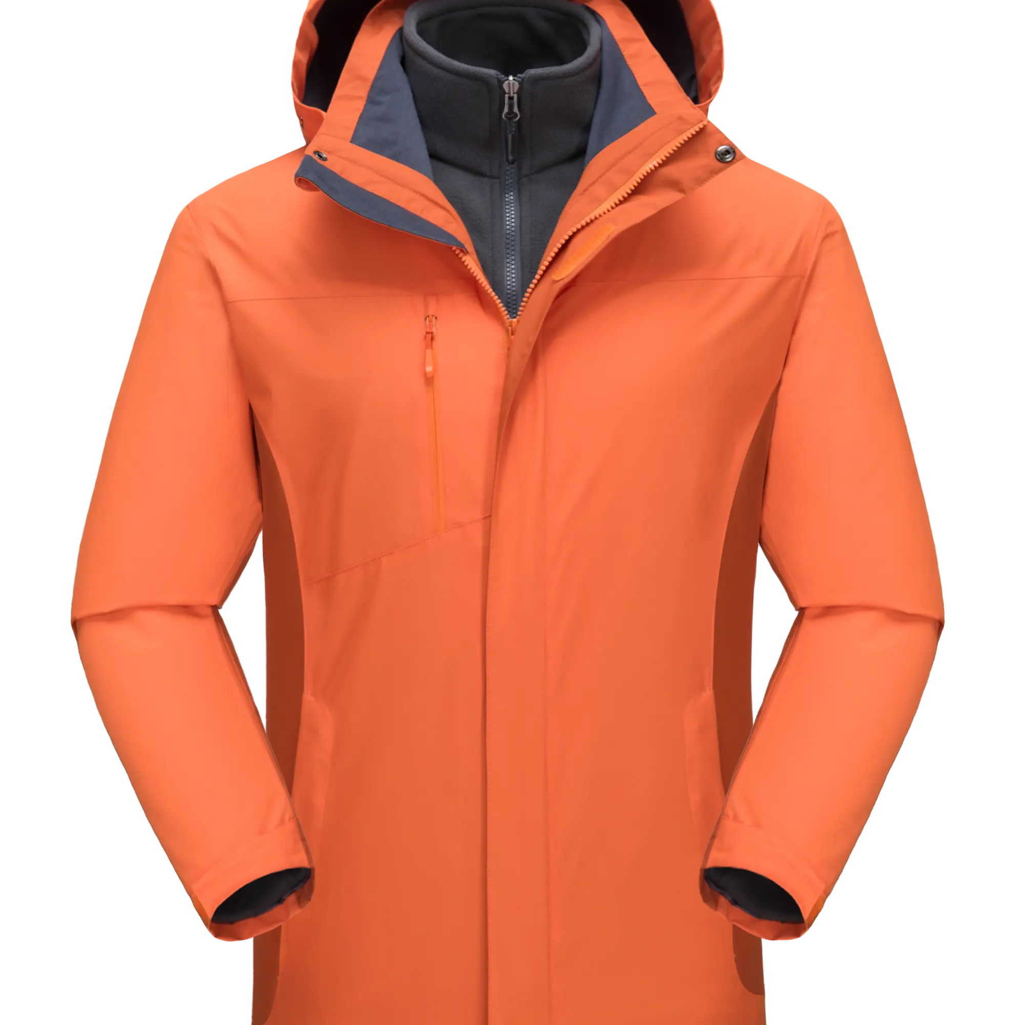Оригинальная зимняя модная спортивная одежда oem, водонепроницаемое дышащее теплое пальто для бега, уличная куртка с длинным рукавом