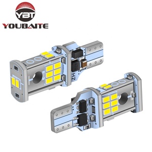 車の電球エラーなしW16wCanbus T15 3020 18smd EMCLed電球自動ブレーキリバースライトDc12-24v - Product Image 1