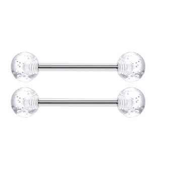 Steel rod acrylic ball