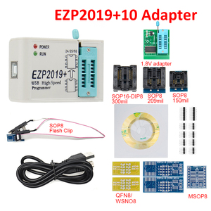 Overseas Newest Version EZP2019 High-speed <strong>USB</strong> <strong>SPI</strong> <strong>Programmer</strong> Ezp 2019+12 Adapters Support 24 25 93 EEPROM 25 <strong>Flash</strong> BIOS Chip - Product Image 3