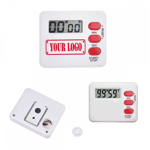 Timer da cucina visualizzato con Display a LED allarme elettronico digitale per la lettura e l'apprendimento degli studenti in plastica - Product Image 3