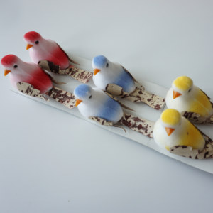 12 Cái Nhân Tạo Mô Phỏng Foam Bird Với Claw Feather <span class=keywords><strong>Mini</strong></span> Dễ Thương Birds Ornaments DIY Craft Cho Trang Trí Đám Cưới Nhà Vườn - Product Image 5