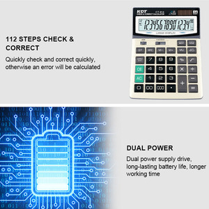 Ct-914 Auto Replay Office-Rechner 14 Ziffern mit Solar Power Batterie betriebener Marken rechner - Product Image 2
