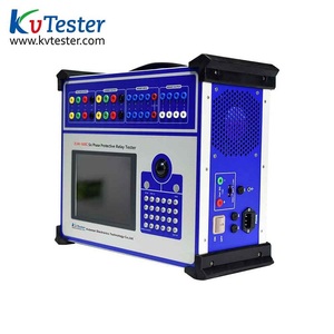 New Version Large Screen Windows System Six Phase Protective Relay Tester with PC Operation <strong>Software</strong>