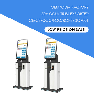 32 inch màn hình cảm ứng thông minh tự dịch vụ khách sạn kiểm tra và kiểm tra kiosk với đầu đọc thẻ tín dụng máy quét thanh toán thiết bị đầu cuối - Product Image 5