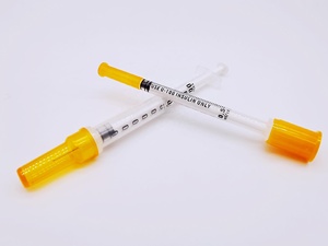 Ce ISO 510K ống tiêm insulin 0.3cc 0.5cc 1cc với kim 27g 28g 29g/30g/31g - Product Image 4
