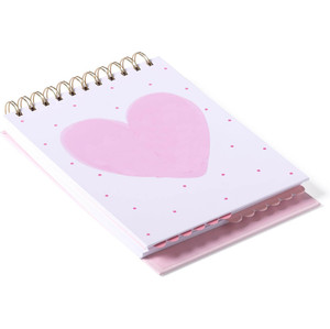 Logotipo personalizado de fábrica Mini diario Cuaderno de bolsillo de hojas sueltas Bloc de notas en espiral pequeño