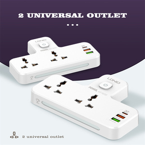 LDNIO SC2311 fiş uzatma çoklu fiş uzatma soketi USB duvar tak adaptörü 3 yollu 1 into 3 güç uzatma adaptörü - Product Image 4
