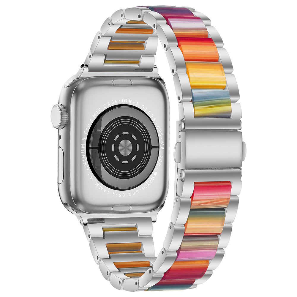 Rainbow among silver