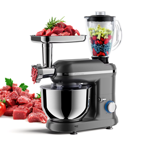 Profesyonel 5 1 elektrik mutfak standı mikser çok fonksiyonlu kek Blender ve pişirme için karıştırma kase ile kıyma - Product Image 1