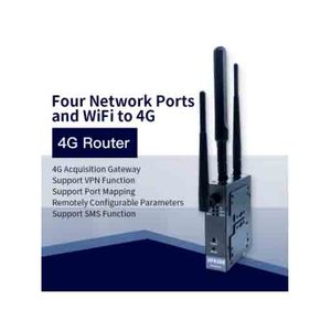 Industrial <strong>Computer</strong> Accessories HF8104 4G/3G/GPRS 4 Ports RJ45 Linux System MQTT D2D Virtual Port Channel 4G Router - Product Image 2