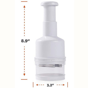BST mutfak gadget restoran mini manuel pres sarımsak sebze kesicisi makine soğan doğrayıcı kesici - Product Image 3
