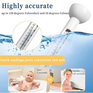 Tùy Chỉnh Hồ Bơi Nhiệt Kế Nước Hồ Cá Ao Cá Nhiệt Kế Nước Nổi Loại Nhiệt Kế Nước - Product Image 4