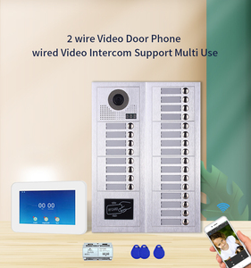 Tuya Control remoto Ip Video puerta teléfono edificio puerta intercomunicador Wifi sistema de intercomunicación para el hogar - Product Image 5