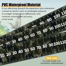 Oem 120Cm Không Thấm Nước Có Thể Gập Lại Linh Hoạt S M L Kích Thước Mềm PVC Đo Thước Cá Đo Thước Cho Tất Cả Các Kích Cỡ Cá - Product Image 4