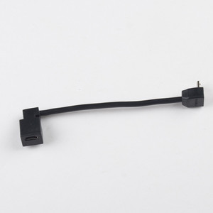 Özel mikro USB modeli sağ açı dirsek veri kablosu erkek kadın M/F uzatma bilgisayar kullanımı PVC ceket örgü koruyucu USB - Product Image 2
