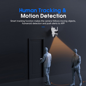 Anywii 2024 2-lente 360 Ptz Wifi inalámbrico Detector de movimiento Cámara 4mp con Audio hogar interior seguridad Función de visión nocturna - Product Image 3