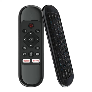 H6 2.4G <strong>Keyboard</strong> Voice <strong>Control</strong> ABS Infrared Remote Learning Air Mouse Remote <strong>Control</strong> <strong>Keyboard</strong> Use for <strong>Android</strong> Smart TV - Product Image 1