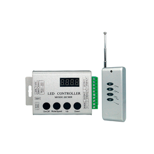 Производитель Hc008 Dc5-24V RF 4 клавиши дистанционного управления с несколькими синхронными светодиодными пиксельными контроллерами для Ws2811 2812 1903 16703 - Product Image 1