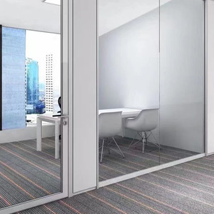 Profilo divisorio ufficio moderno singolo e doppio strato in alluminio per dividere il profilo di alluminio divisorio Spacesoffice - Product Image 4