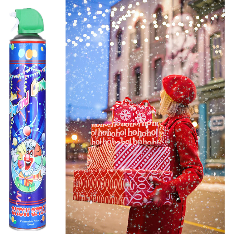 Fête d'anniversaire mousse neige spray pas cher