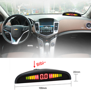 Sistema de Radar de respaldo inverso para coche, pantalla LED, sensores planos de aparcamiento de 16,5 MM, 12V, para todos los coches, 4 unidades - Product Image 5
