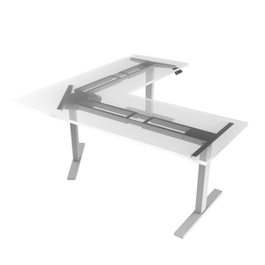 Mesas de tres patas ascendentes ergonómicas eléctricas, altura ajustable para sentarse a estar de pie, marco de escritorio de ordenador de pie - Product Image 1