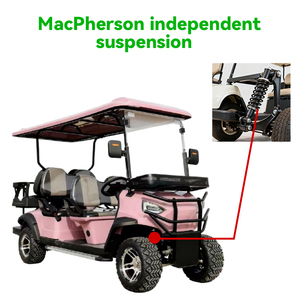 2025 màu hồng thiết kế sang trọng đường phố pháp lý điện thoải mái 4 + 2 chỗ ngồi xe Golf để tham quan - Product Image 2