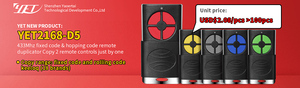 D4-Type Wireless 433MHz Fernbedienung Duplikator, Rolling Code Fixed Code, Lerncode Remote - Product Image 6