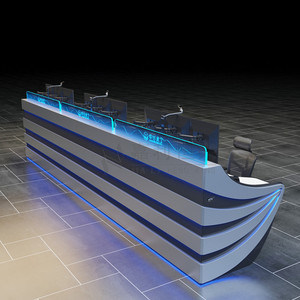Consola de sala de control OEM/ODM para consola de comando de tráfico fabricante de consola de estación de trabajo de escritorio de centro de operaciones - Product Image 1