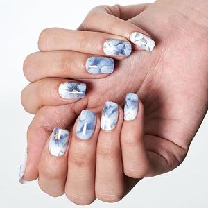 Luxury Handmade Press on Nails <strong>Tips</strong> Rhinestone Acrylic False Nails Artificial Fingernails Full Cover Nail <strong>Tips</strong> with Wearable Kit - Product Image 4
