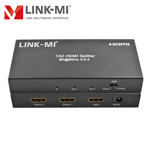 Divisor HDMI 1x2 8K compatible con HDMI 2,1, HDR10, EDID, con función de downscaler distribuidor de audio y video - Product Image 1