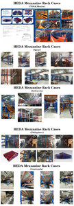 Sistemas de estanterías de pisos de entresuelo Q235B de acero de almacenamiento de almacén de diseño multinivel - Product Image 6