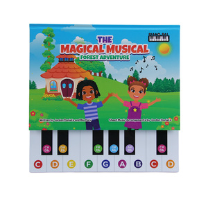 Custom Baby Children Board <strong>Book</strong> Printing Service on Demand Kid <strong>Book</strong> Musical Button Sound <strong>Book</strong> With Music Piano Keyboard - Product Image 1