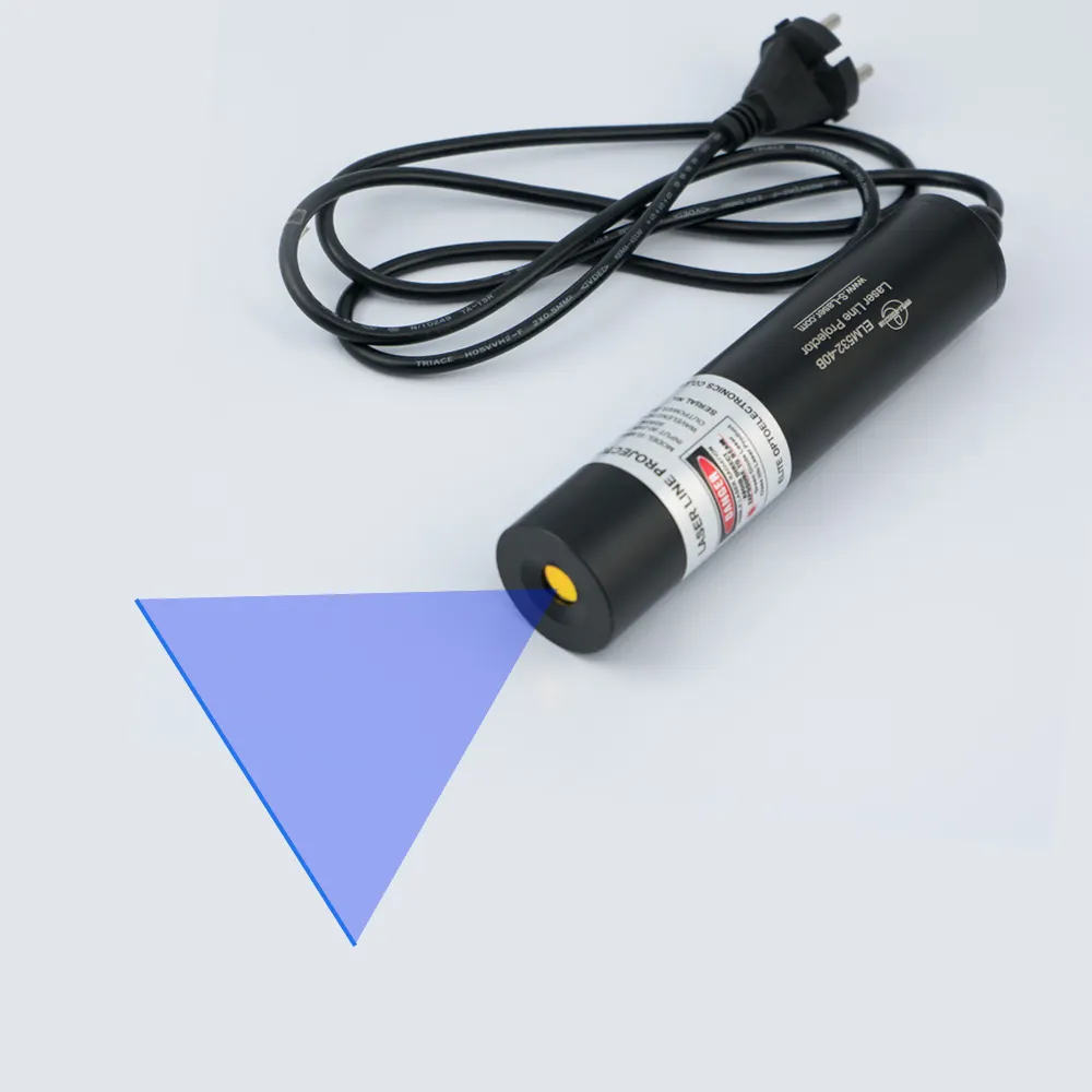 Module de pointeur Laser de ligne bleue de haute précision Stable 405nm 450nm