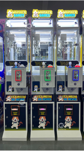 Machine à griffes de chat coquine MAKER Préparer pour Noël Jouet en peluche Arcade Jeux à pièces pour 6 ans Mini Machine à poupée - Product Image 2