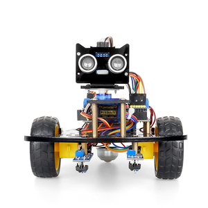 Tscinbuny 2WD DIY robotik eğitim kiti ultrasonik engel kaçınma programlama akıllı Robot araç kiti robotik başlangıç kiti - Product Image 2