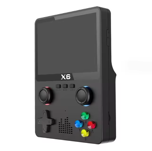 ZTXベストセラー3.5インチX6ゲームコンソールPSPハンドヘルドゲームコンソールデュアルジョイスティックアーケードデュアル3Dジョイスティック内蔵8GBゲーム機
