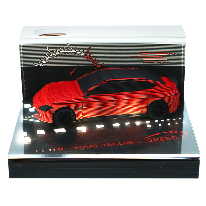 Voiture de course rouge