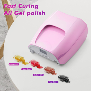 Professional <strong>High</strong>-Power 126W <strong>UV</strong> <strong>LED</strong> Lamp <strong>365nm</strong> Wavelength Automatic Gel <strong>Curing</strong> <strong>High</strong> Quality Plastic Nail Dryer for Salon Use