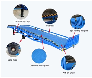 12 Tonnen Fracht logistik Lade-und Entlade plattform Mobile Hydraulische Boarding Bridge Mobile Entlade plattform - Product Image 3